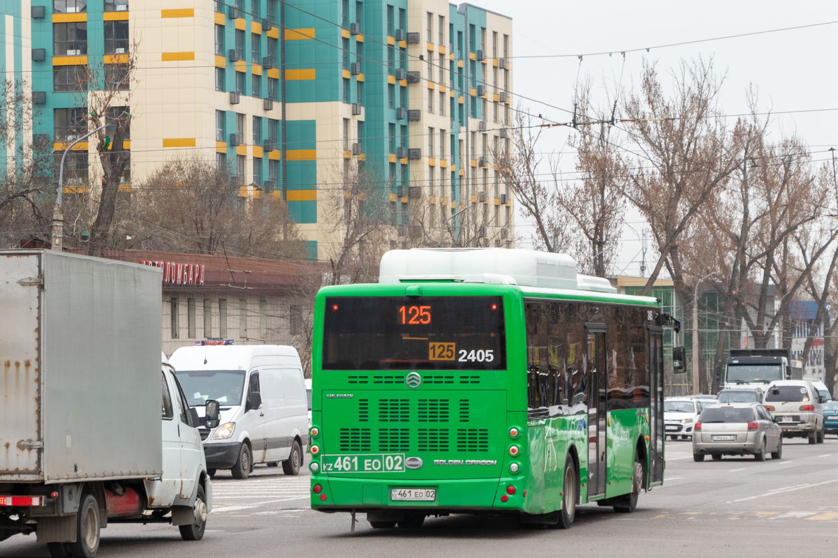 Алматы, Golden Dragon XML6105CN (Hyundai Trans Auto) № 2405 Алматы, Golden Dragon XML6105CN (Hyundai Trans Auto) № 2405