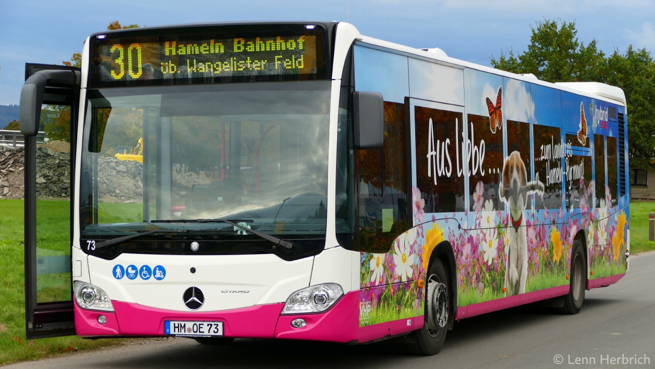 Нижняя Саксония, Mercedes-Benz Citaro C2 hybrid № 73 Нижняя Саксония, Mercedes-Benz Citaro C2 hybrid № 73