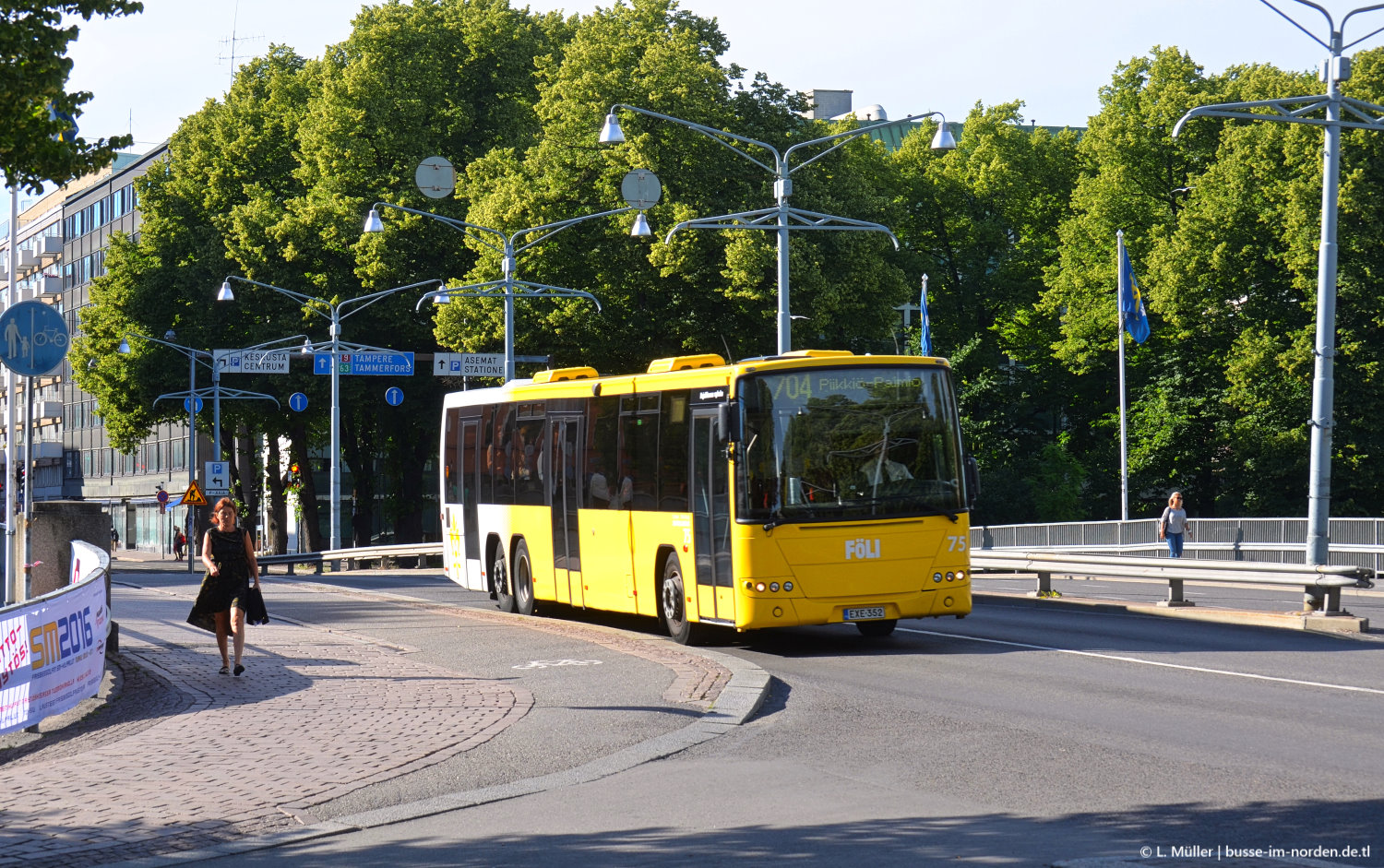 Финляндия, Volvo 8700LE № 75