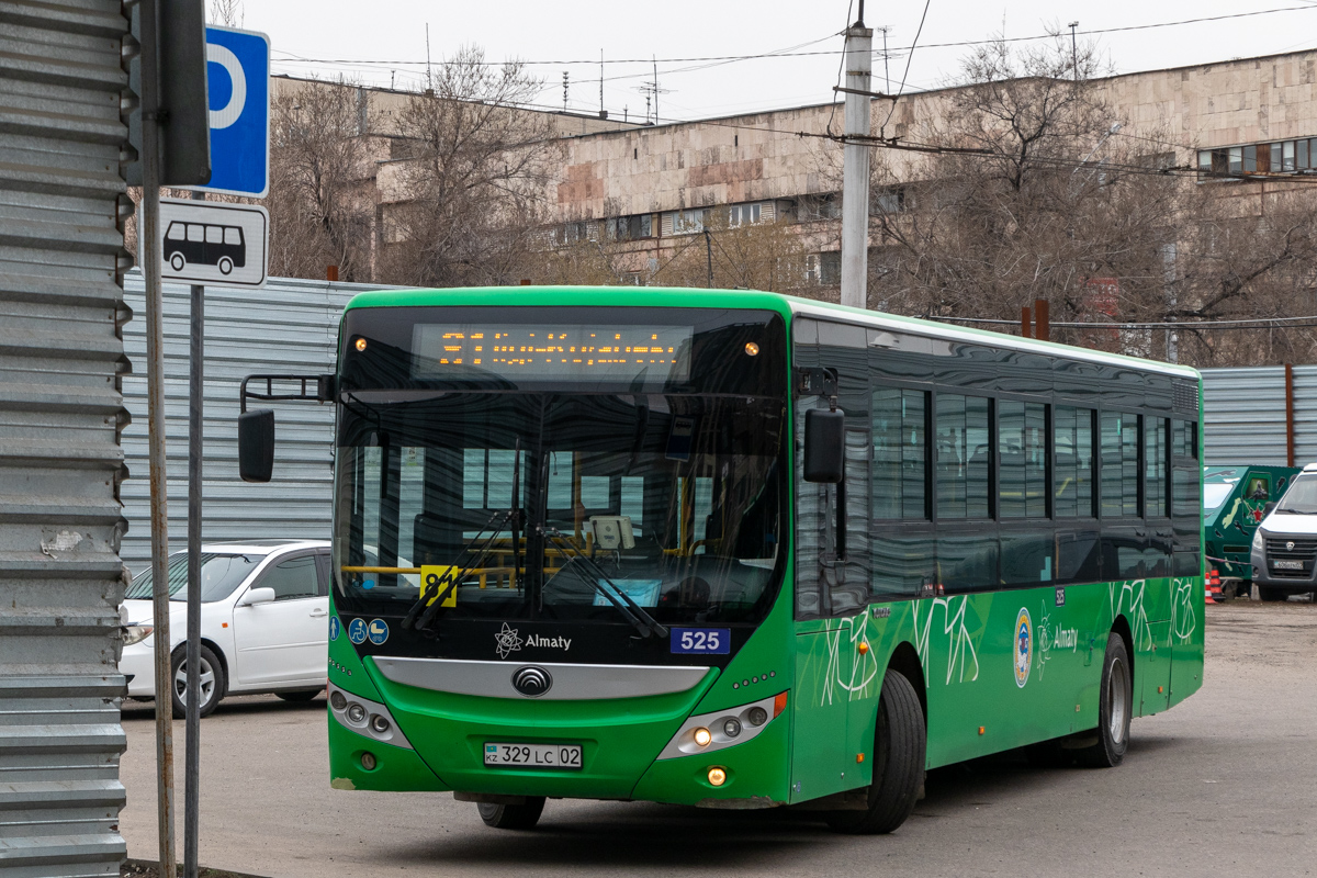Алматы, Yutong ZK6118HGA № 525