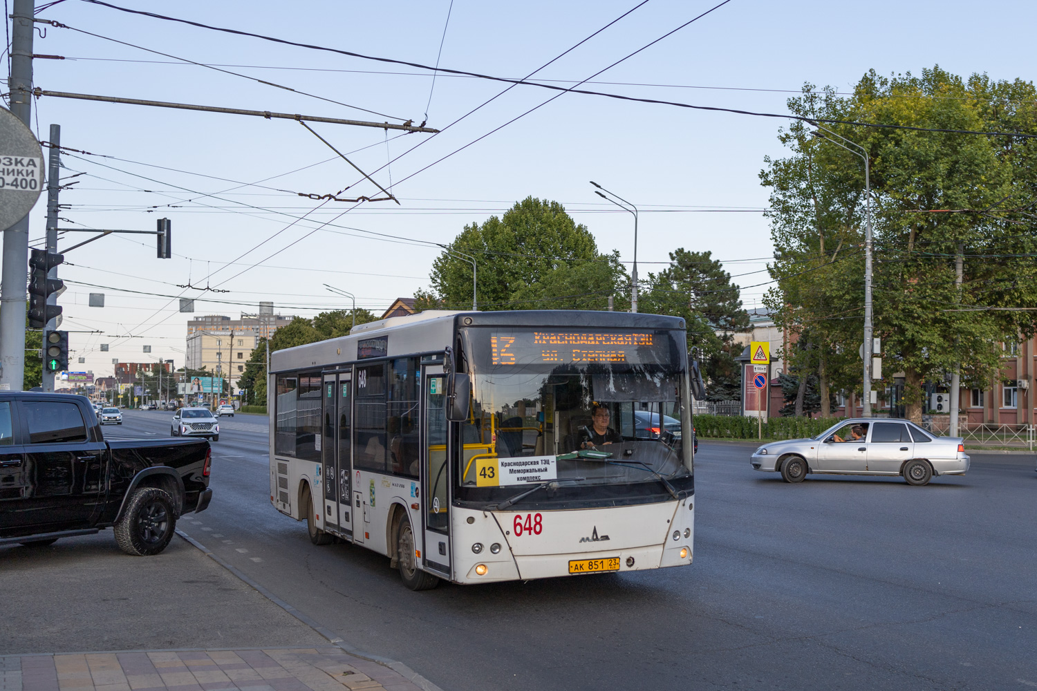 Краснодарский край, МАЗ-206.086 № 648