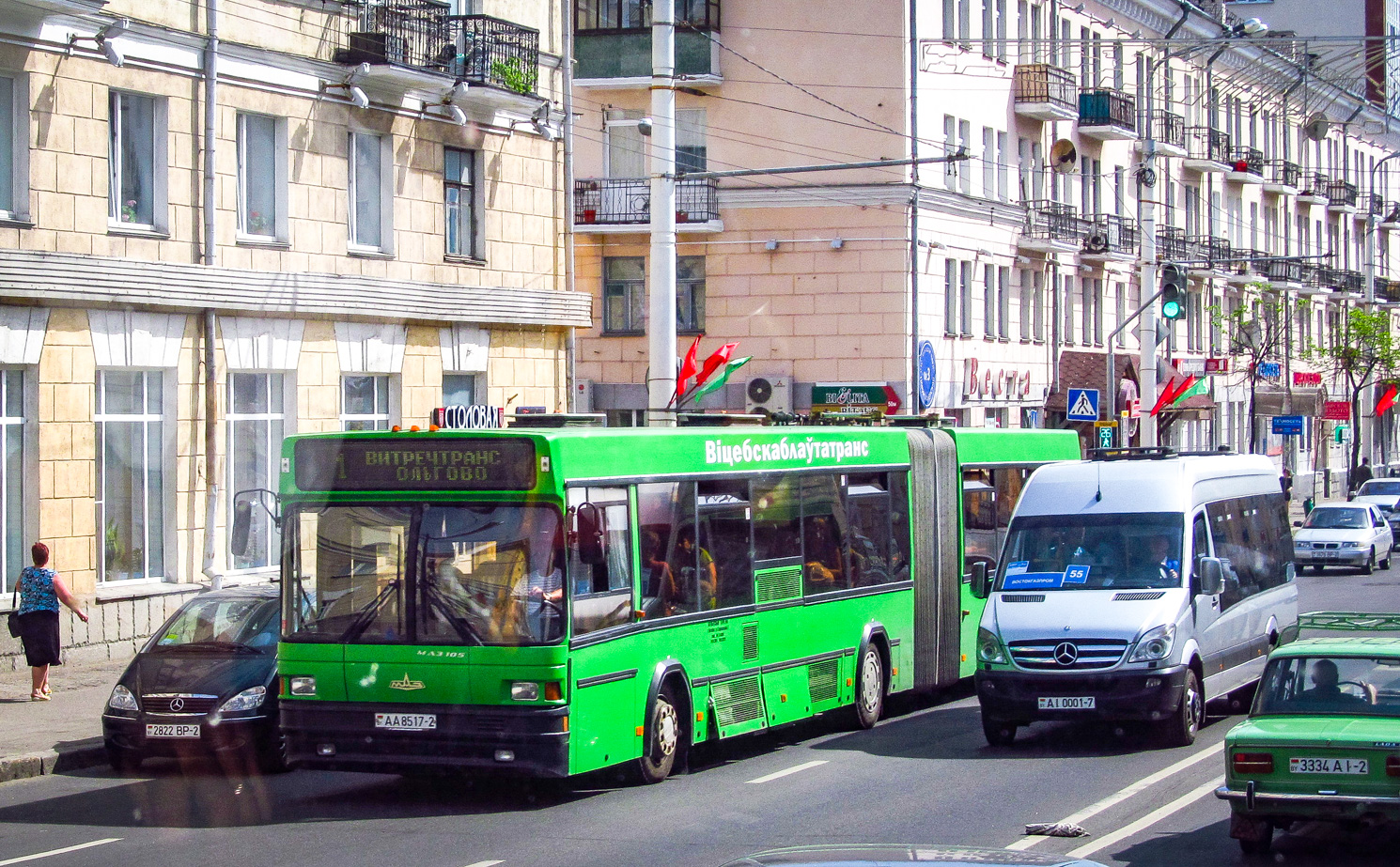 Минск, Mercedes-Benz Sprinter № АІ 0001-7