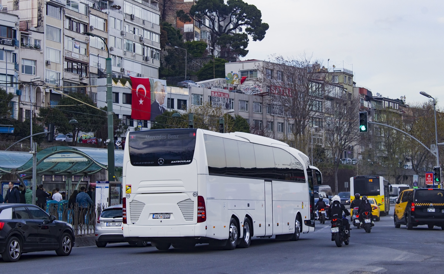 Греция, Mercedes-Benz Travego II M Edition 1 16RHD № NKM-9800 Греция, Mercedes-Benz Travego II M Edition 1 16RHD № NKM-9800