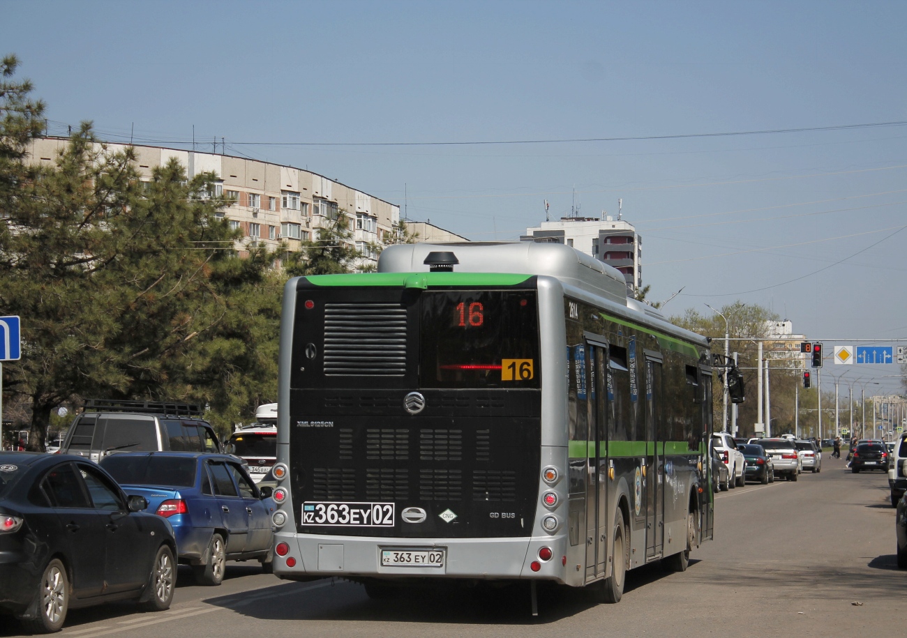 Алматы, Golden Dragon XML6125CN (Hyundai Trans Auto) № 2614