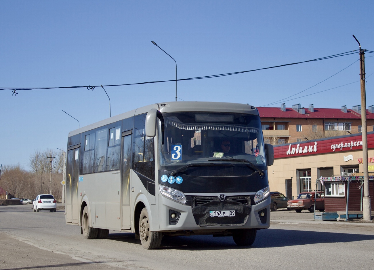 Карагандинская область, ПАЗ-320415-04 "Vector Next" (СемАЗ) № 143 BL 09