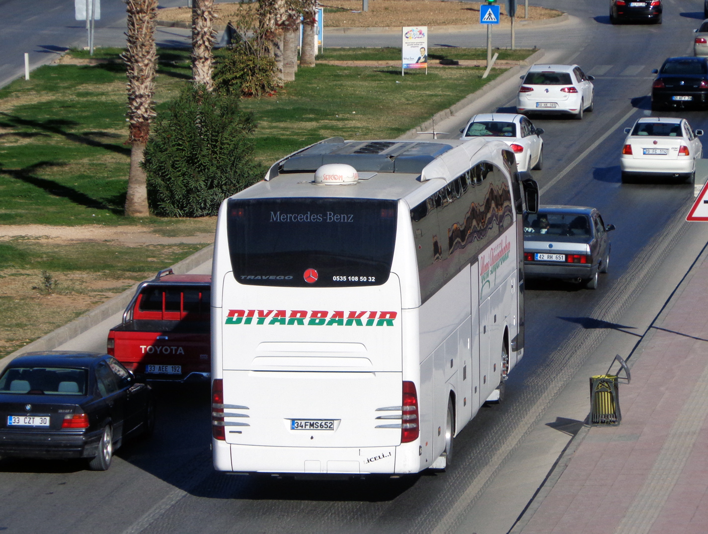 Турция, Mercedes-Benz Travego II 15SHD facelift № 34 FMS 652