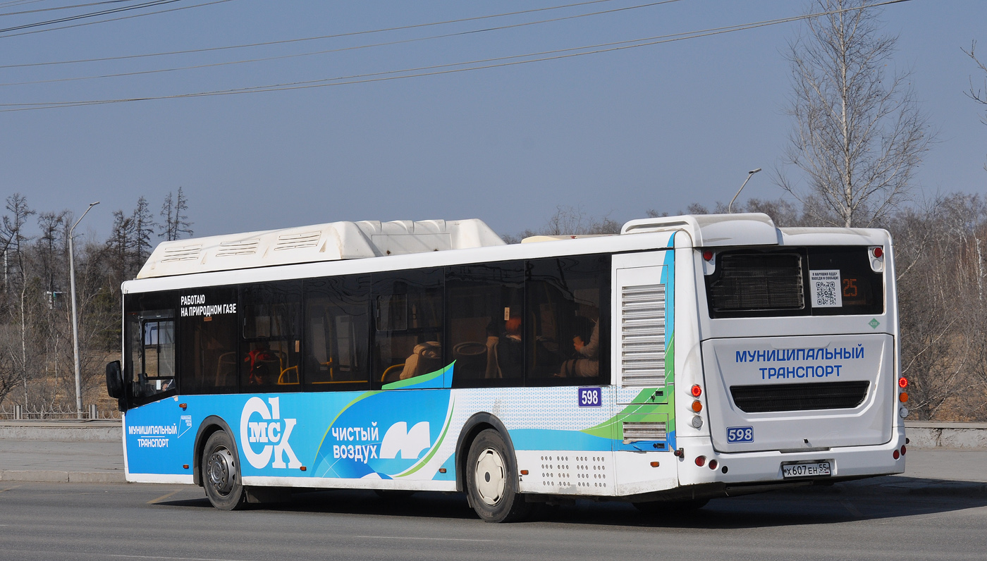 Омская область, ЛиАЗ-5292.67 (CNG) № 598
