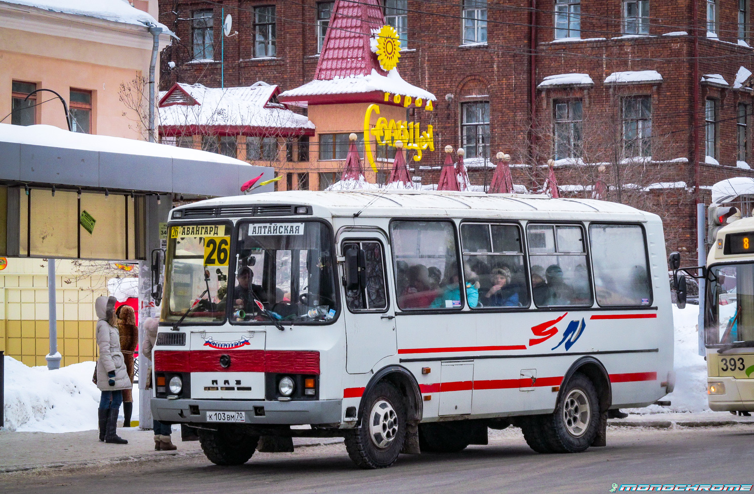 Томская вобласць, ПАЗ-32051-110 № К 103 ВМ 70