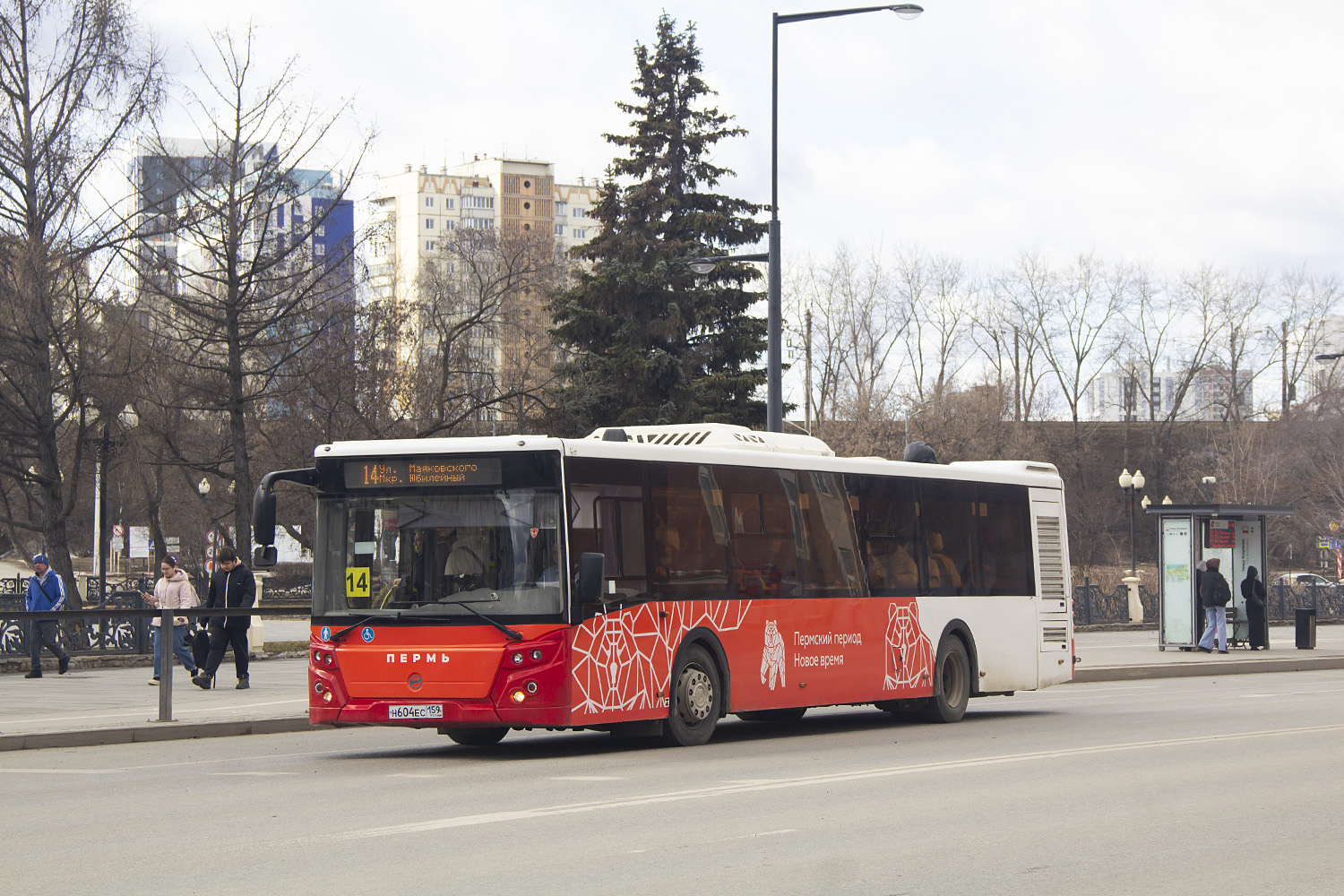 Пермский край, ЛиАЗ-5292.65 № Н 604 ЕС 159