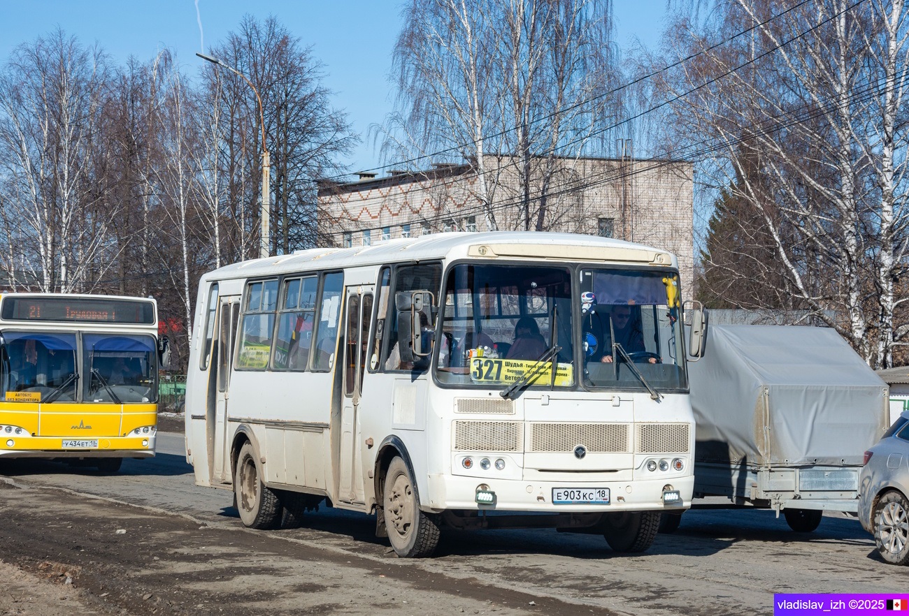 Удмуртия, ПАЗ-4234-04 № Е 903 КС 18