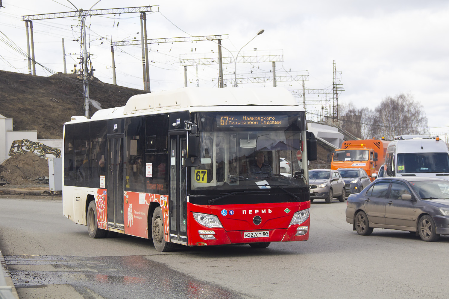 Пермский край, Lotos-105C02 № Н 227 СТ 159