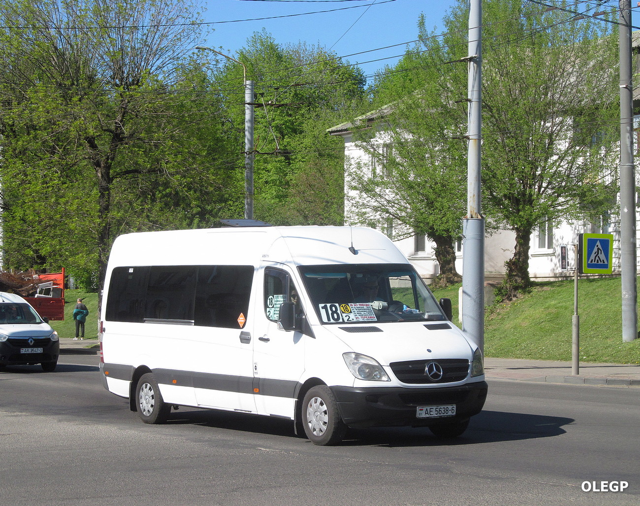 Могилёвская область, Бус-Мастер 3515N/R (MB Sprinter) № АЕ 5638-6