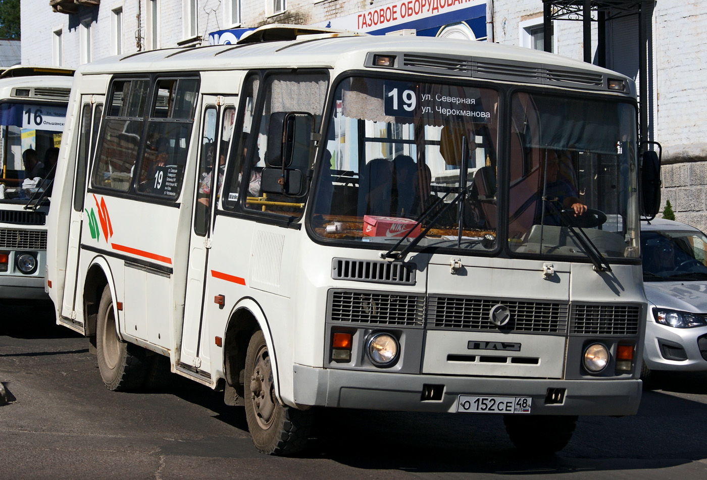 Липецкая область, ПАЗ-32054-07 № О 152 СЕ 48
