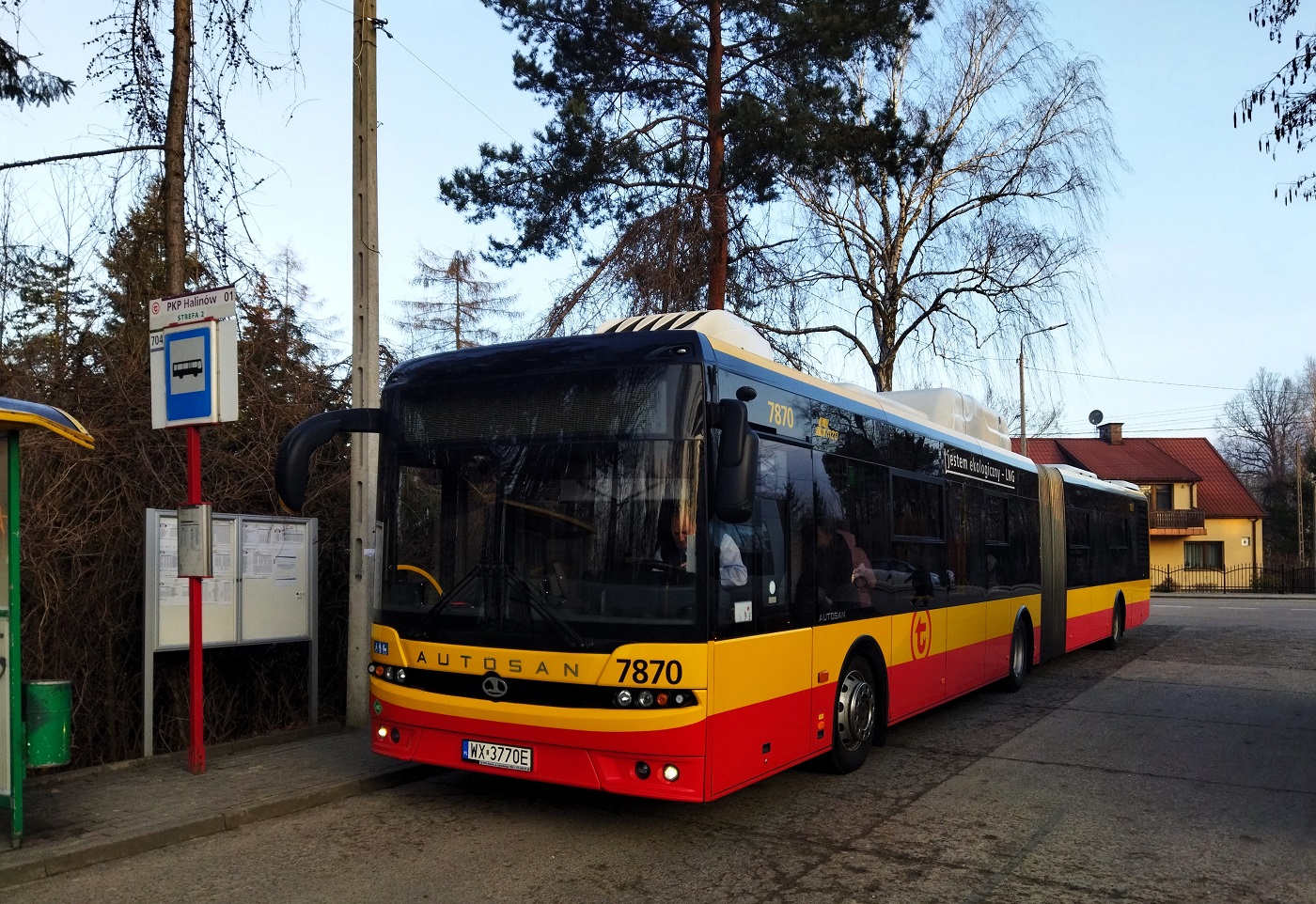 Польша, Autosan SanCity M18LF LNG № 7870