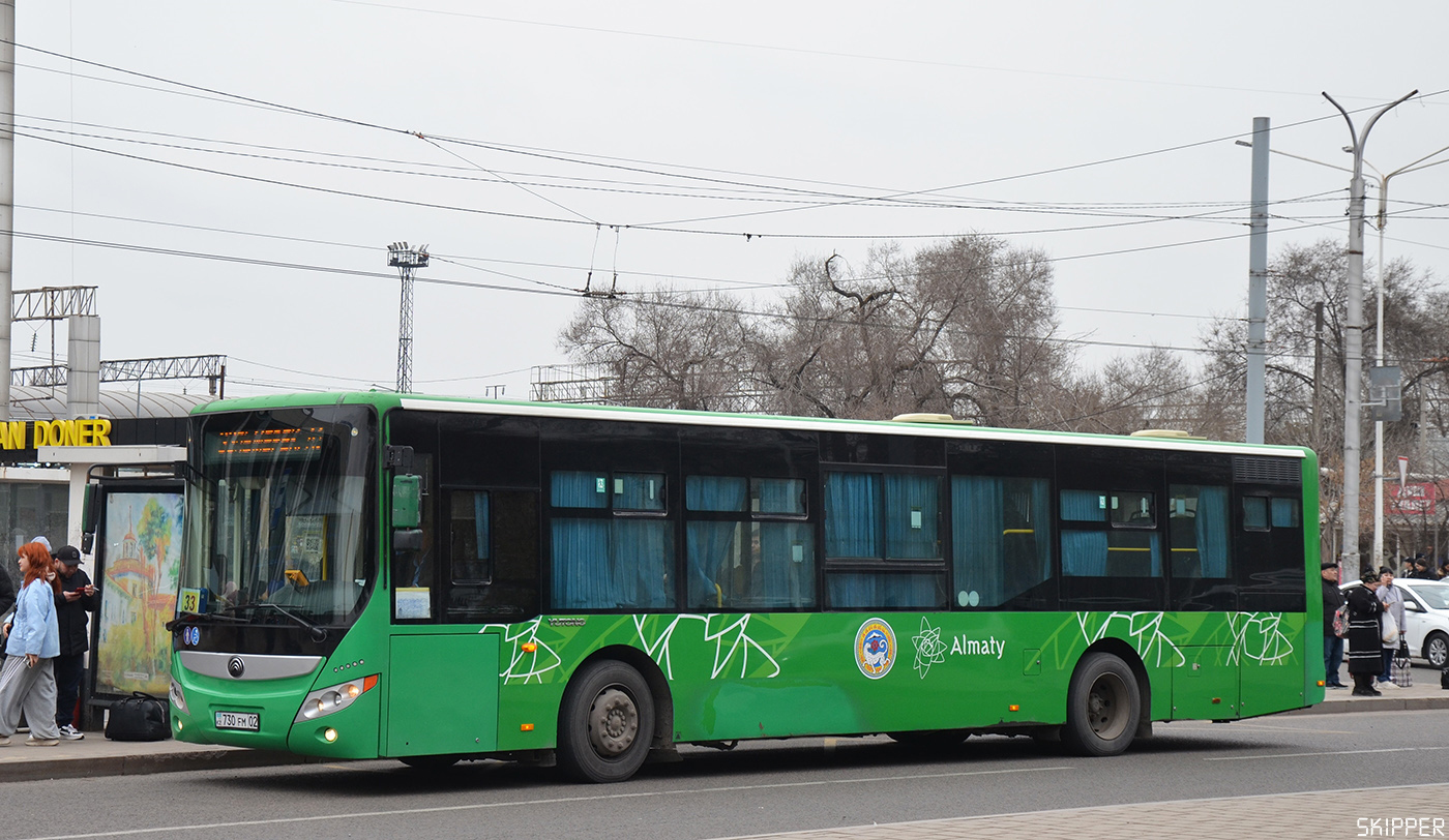 Алматы, Yutong ZK6118HGA (СарыаркаАвтоПром) № 730 FM 02