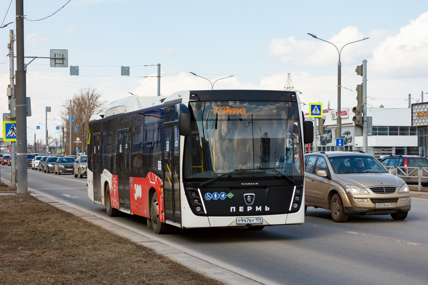 Пермский край, НефАЗ-5299-40-57 (CNG) № Р 947 ВУ 159