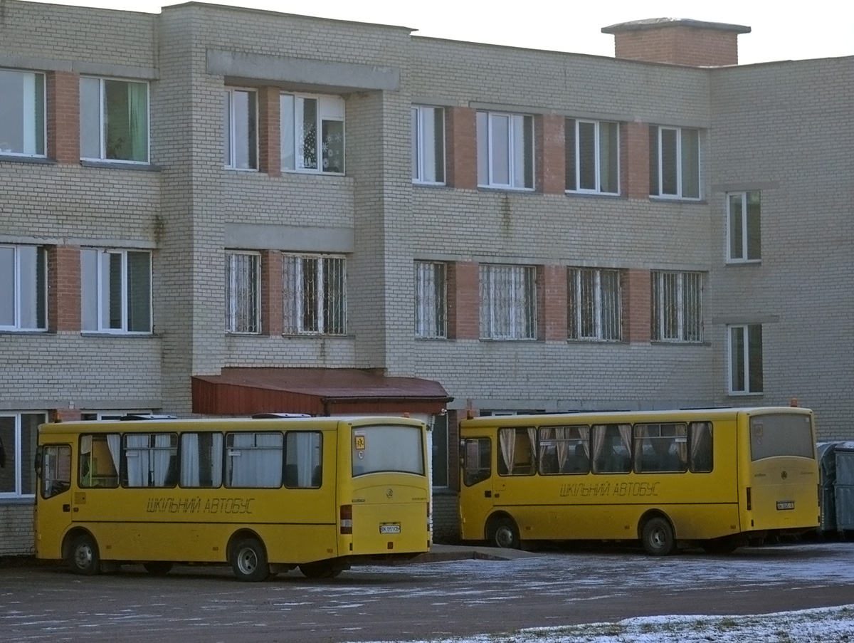 Ровненская область, Эталон А081.16ш № BK 0951 CB; Ровненская область, Эталон А081.16ш № BK 0265 IE