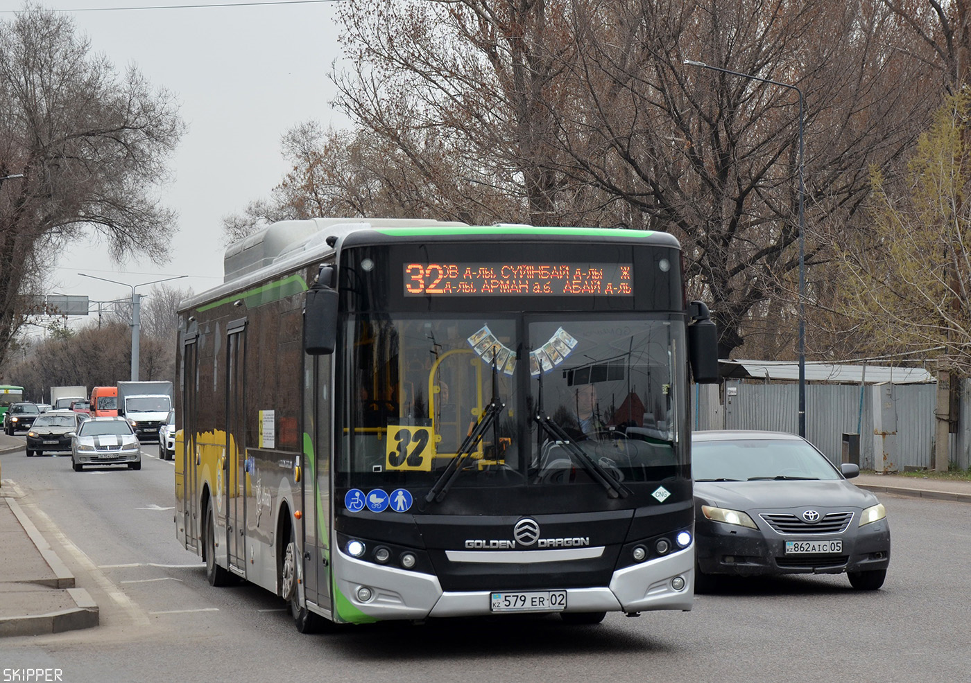 Алматы, Golden Dragon XML6125CN (Hyundai Trans Auto) № 2634
