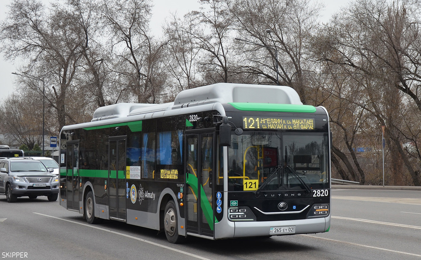 Алматы, Yutong ZK6126HG (QazTehna) № 2820