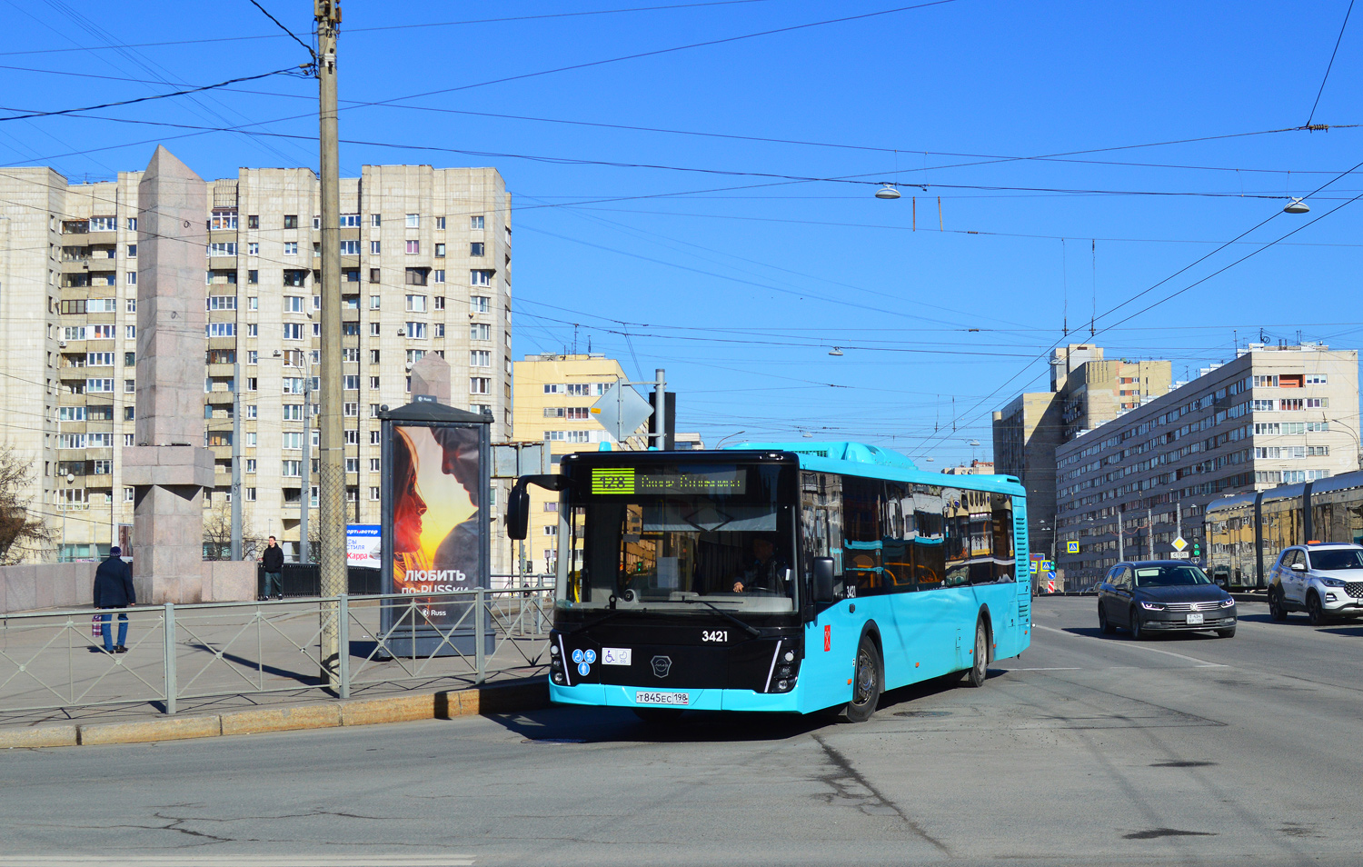 Санкт-Петербург, ЛиАЗ-5292.65 № 3421
