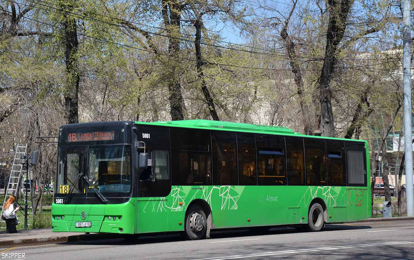 Алматы, Golden Dragon XML6125CR № 5061