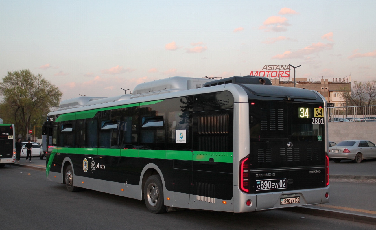 Алматы, Yutong ZK6126HG (QazTehna) № 2801