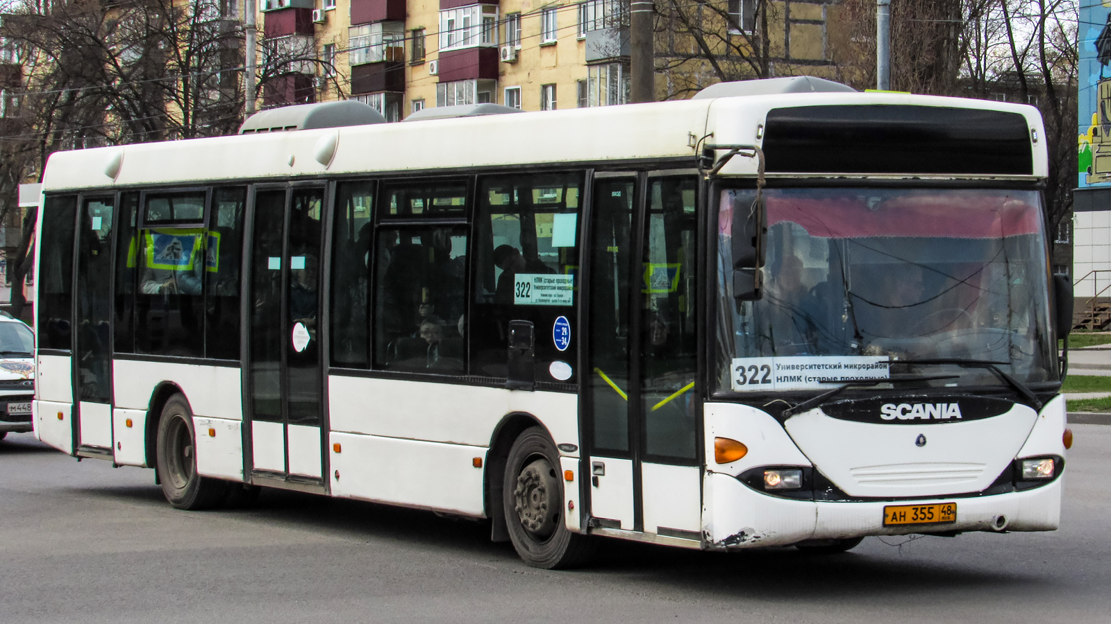 Липецкая область, Scania OmniLink I (Скания-Питер) № АН 355 48