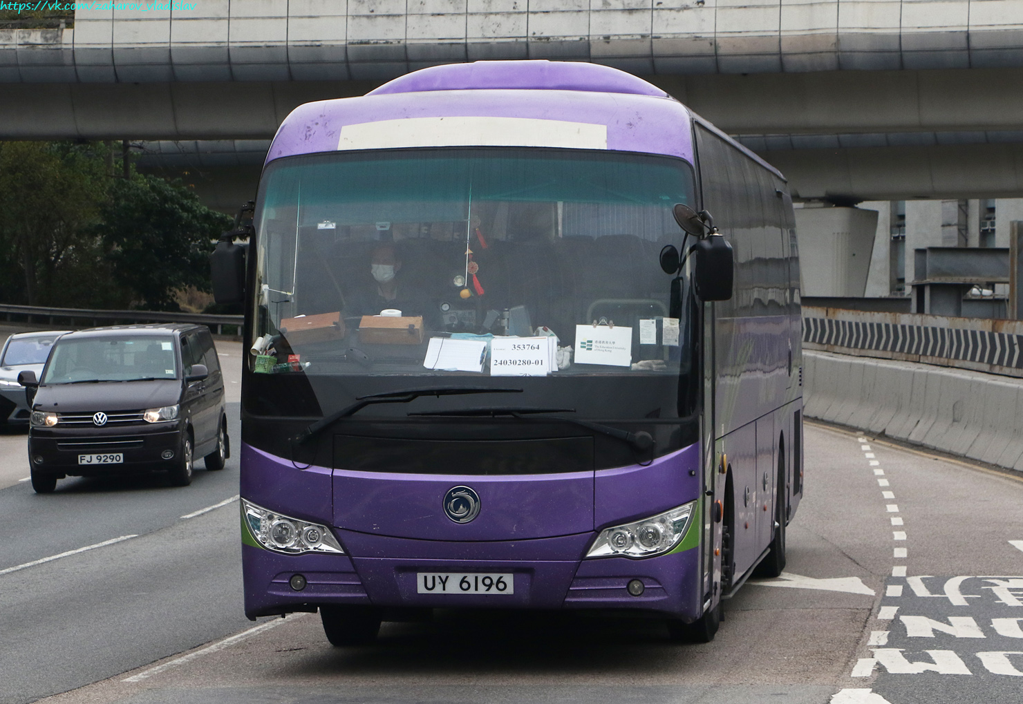 Гонконг, Sunlong SLK6112LYA № UY 6196