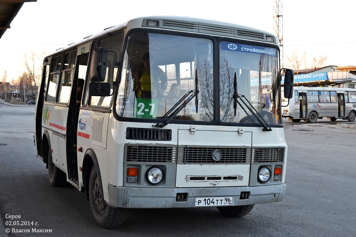 Свердловская область, ПАЗ-32054 № Р 104 ТТ 96