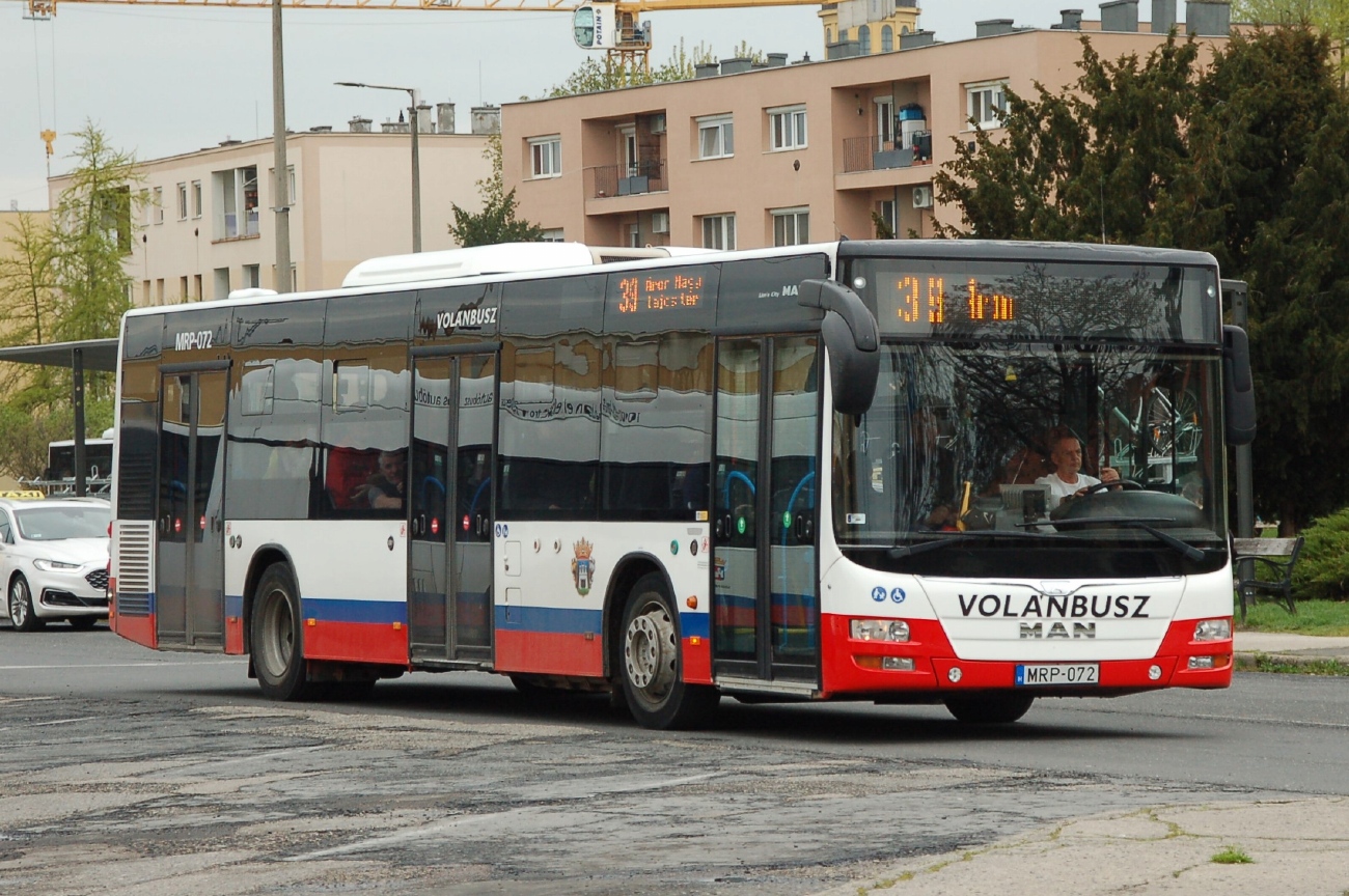 Венгрия, MAN A21 Lion's City NL283 № MRP-072