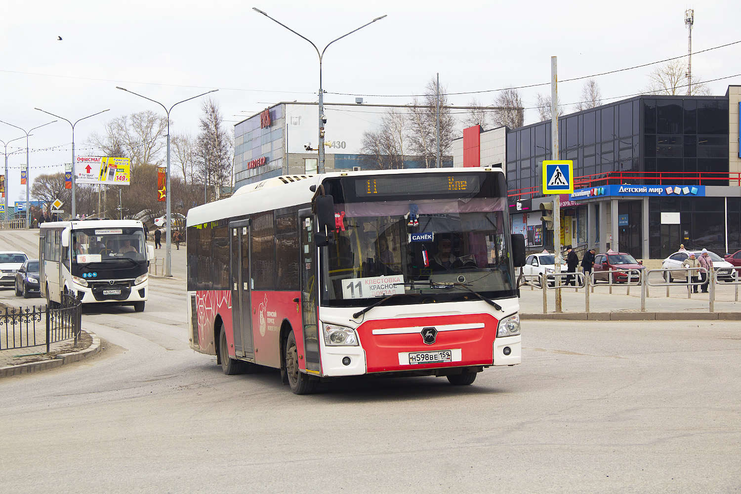 Пермский край, ЛиАЗ-4292.60 (1-2-0) № Н 598 ВЕ 159