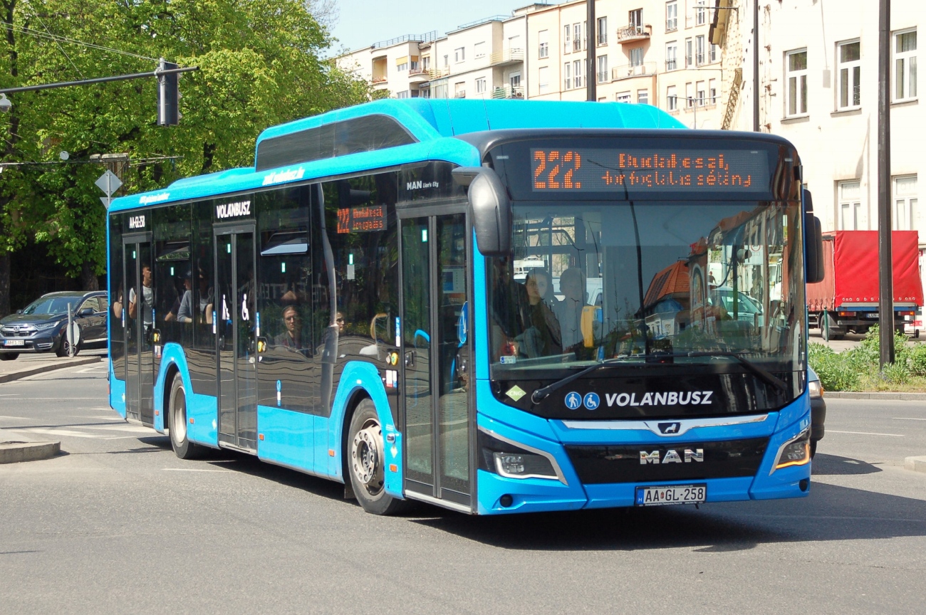 Венгрия, MAN 12C Lion's City 12 G NL320 № AA GL-258