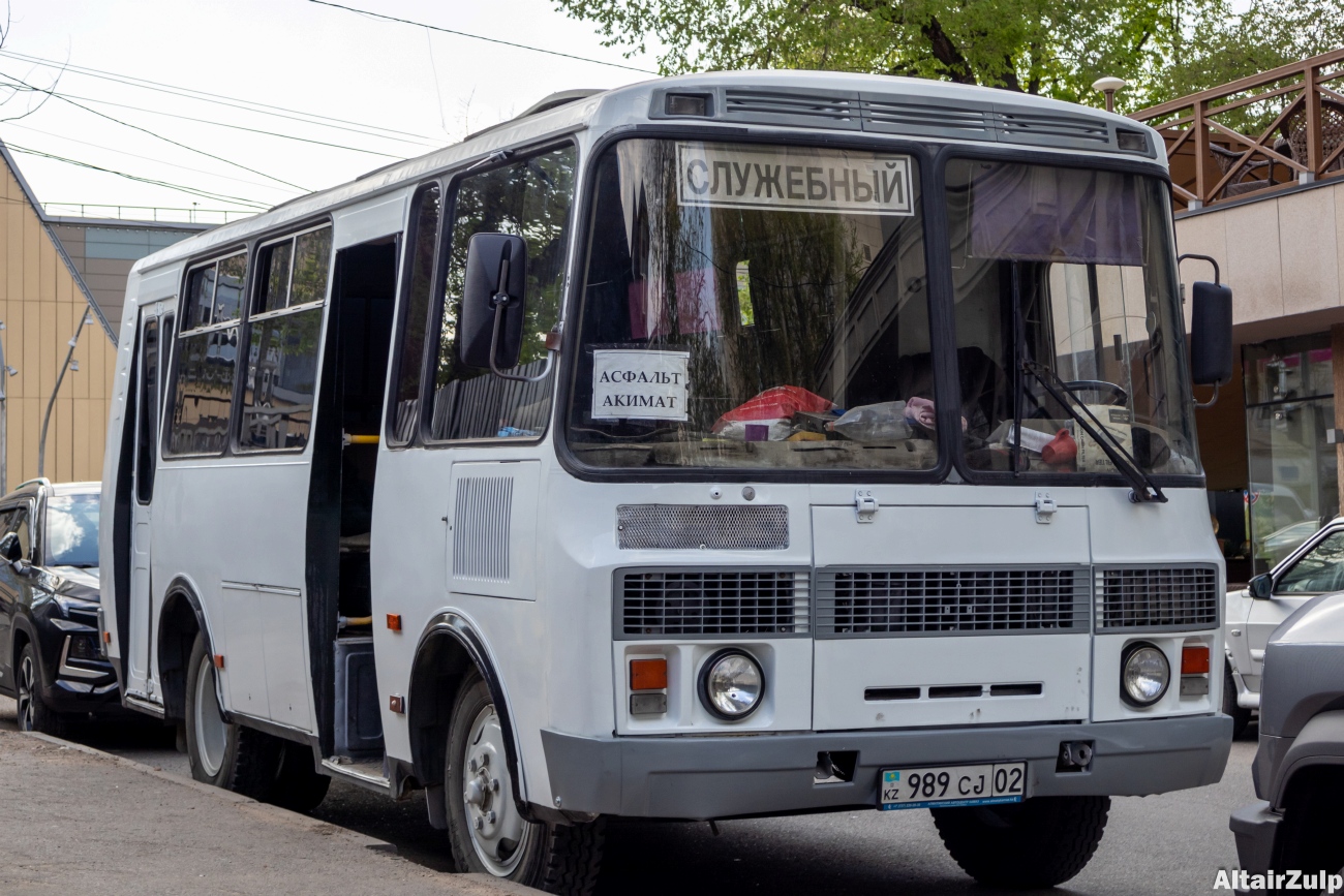 Алматы, ПАЗ-32054 № 989 CJ 02