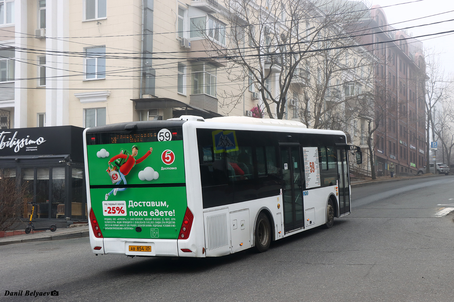 Приморский край, Zhong Tong LCK6105HG № АВ 854 25