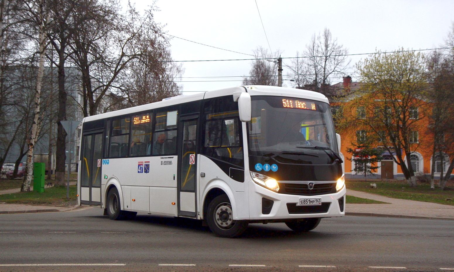 Leningrad region, PAZ-320415-04 "Vector Next" # Е 851 МР 147