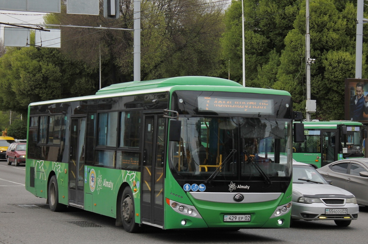 Алматы, Yutong ZK6118HGA (QazTehna) № 429 EP 02
