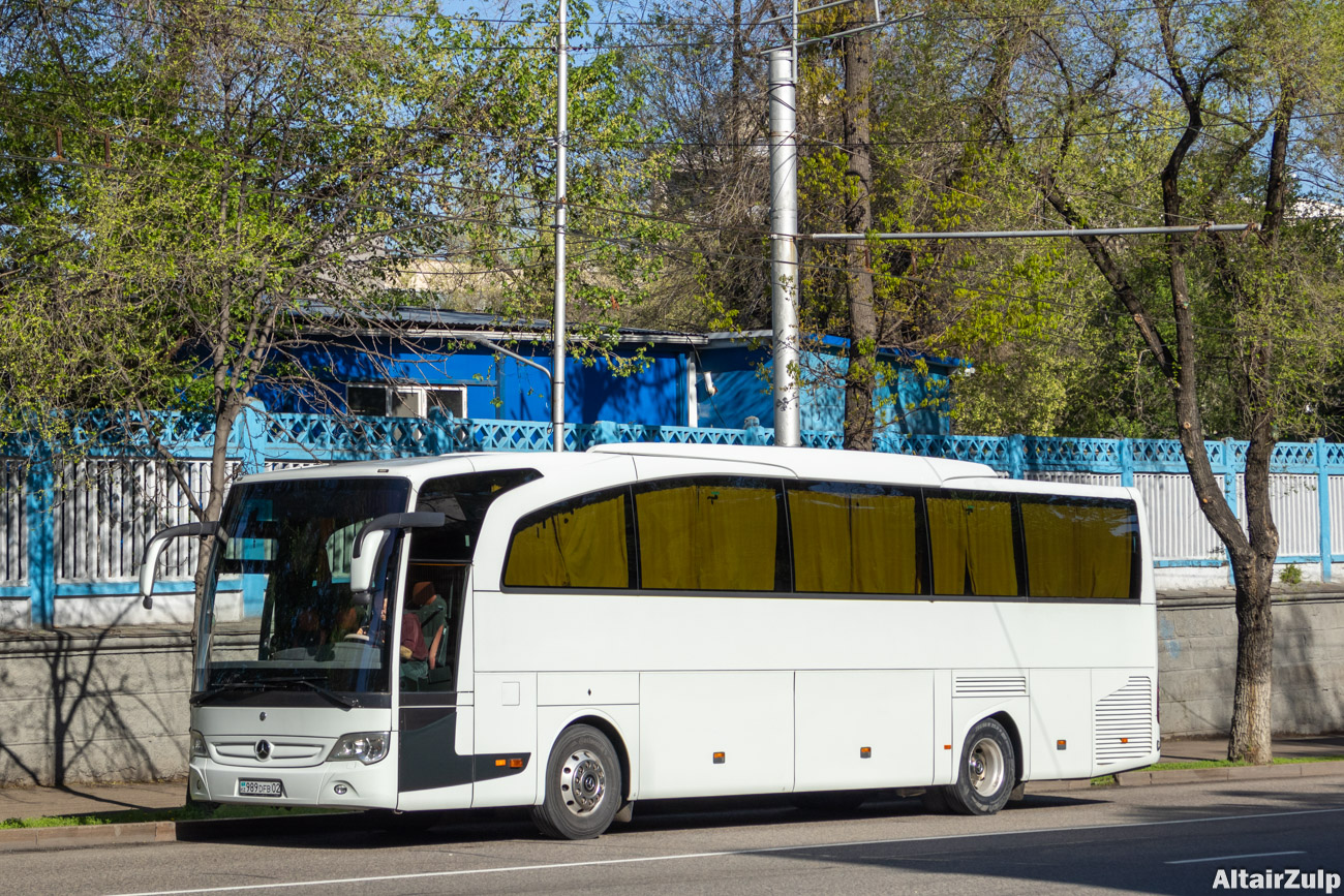 Алматы, Mercedes-Benz Travego II 15RHD facelift № 989 DFB 02