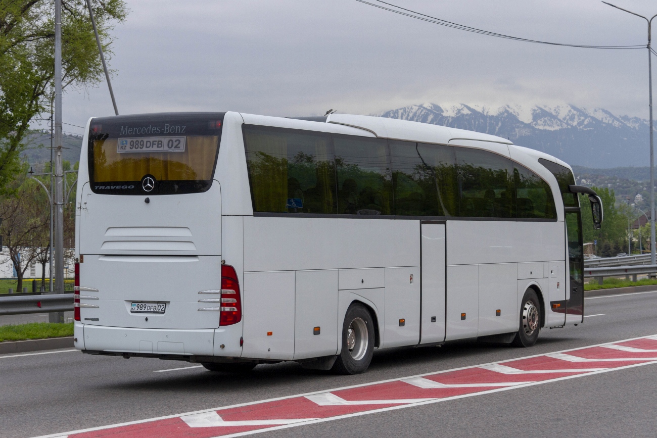 Алматы, Mercedes-Benz Travego II 15RHD facelift № 989 DFB 02