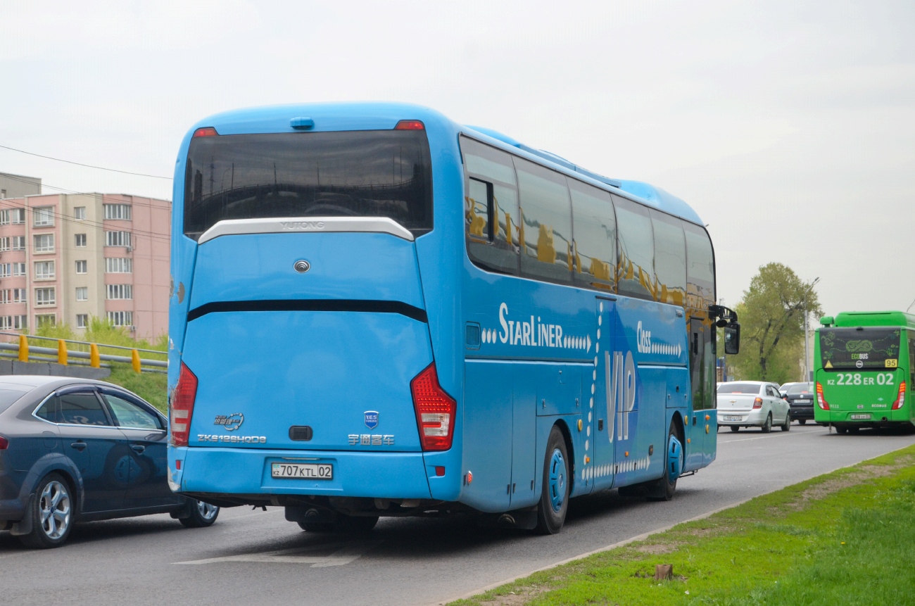 Алматы, Yutong ZK6126HQY5Y № 707 KTL 02