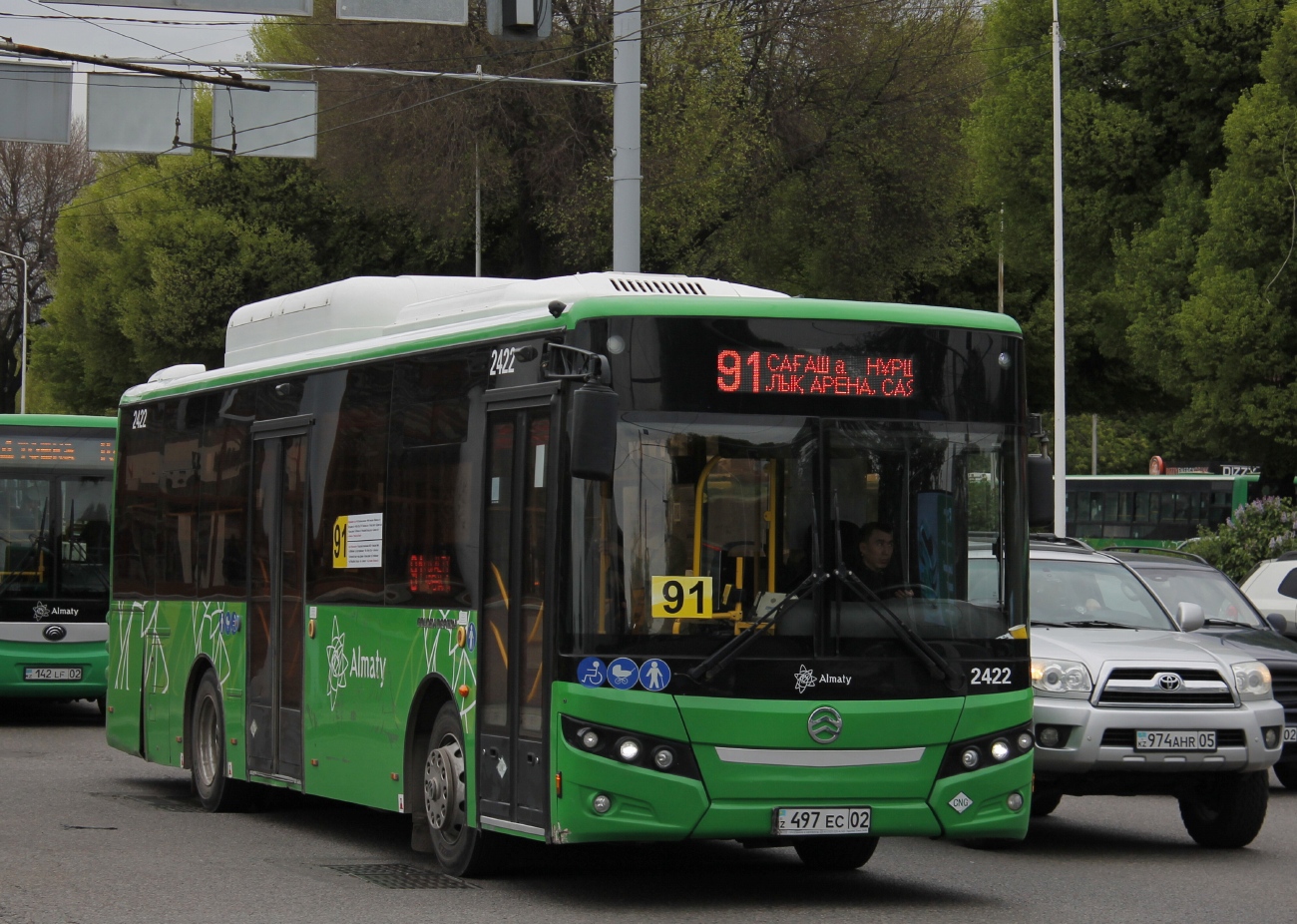 Almaty, Golden Dragon XML6105CN (Hyundai Trans Auto) # 2422