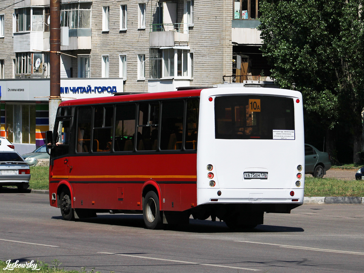Воронежская область, ПАЗ-320412-04 "Вектор" № Х 675 ЕМ 136
