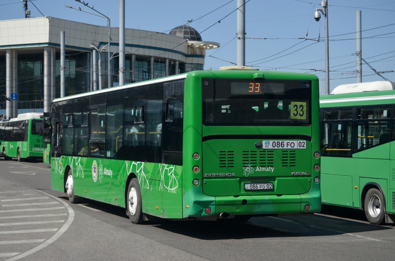 Ałmaty, Yutong ZK6118HGA (SaryarkaAvtoProm) Nr 086 FO 02