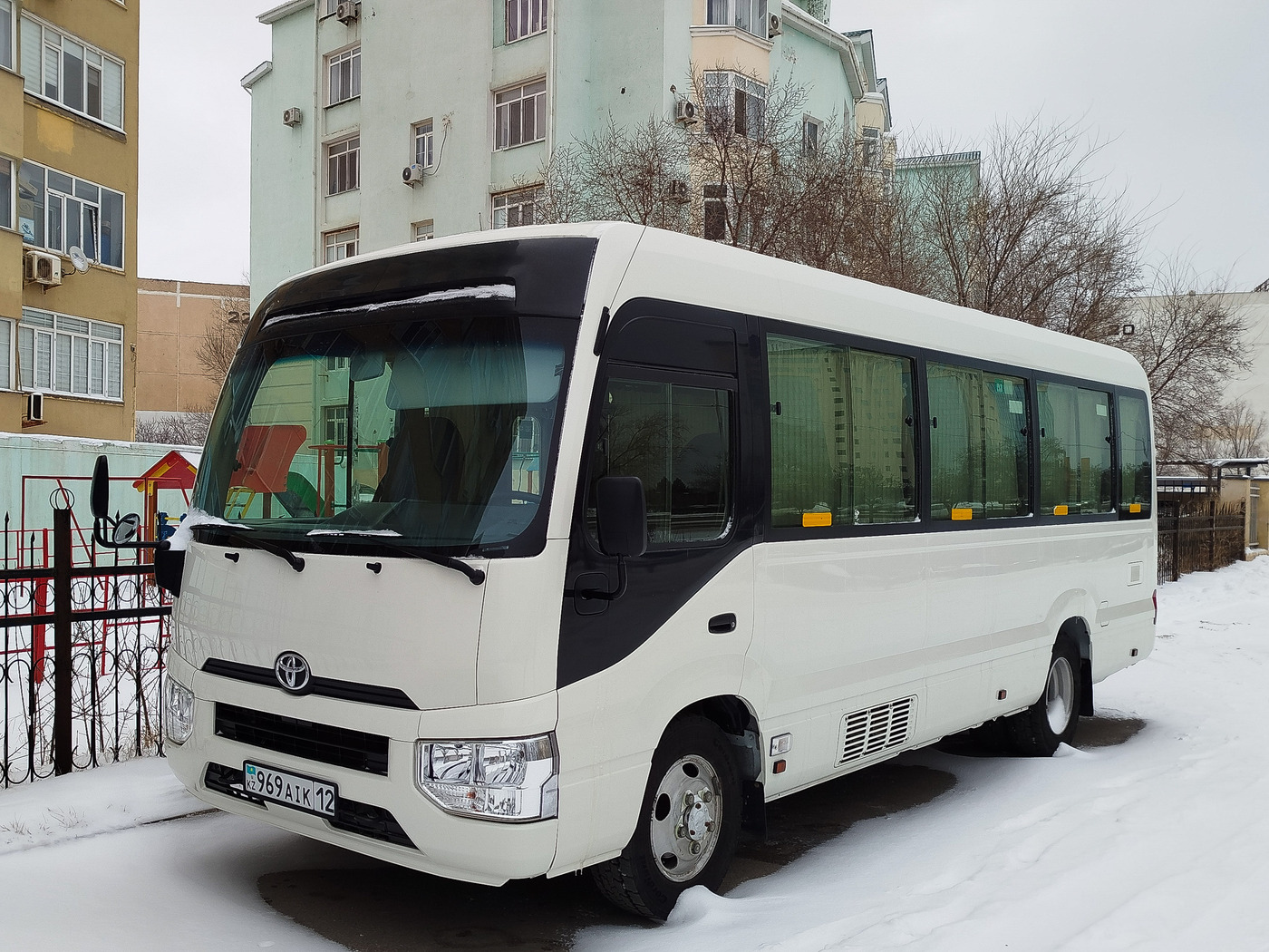Мангистауская область, Toyota Coaster HZB70L № 969 AIK 12