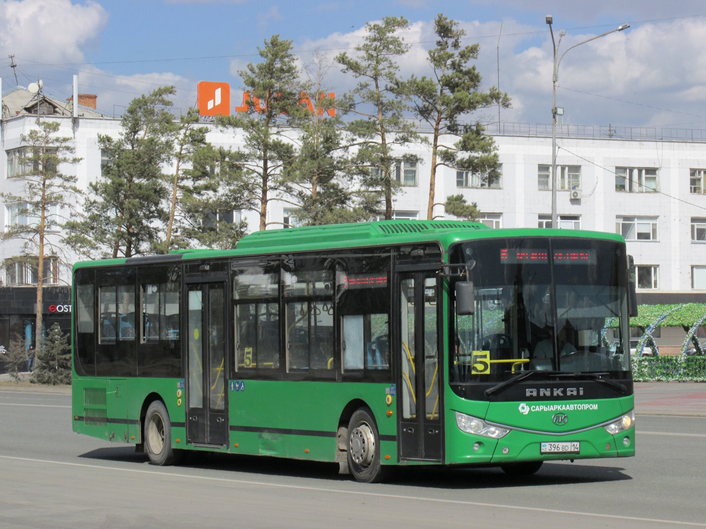 Павлодарская область, Ankai HFF6127GZ-4 (СарыаркаАвтоПром) № 396 BD 14