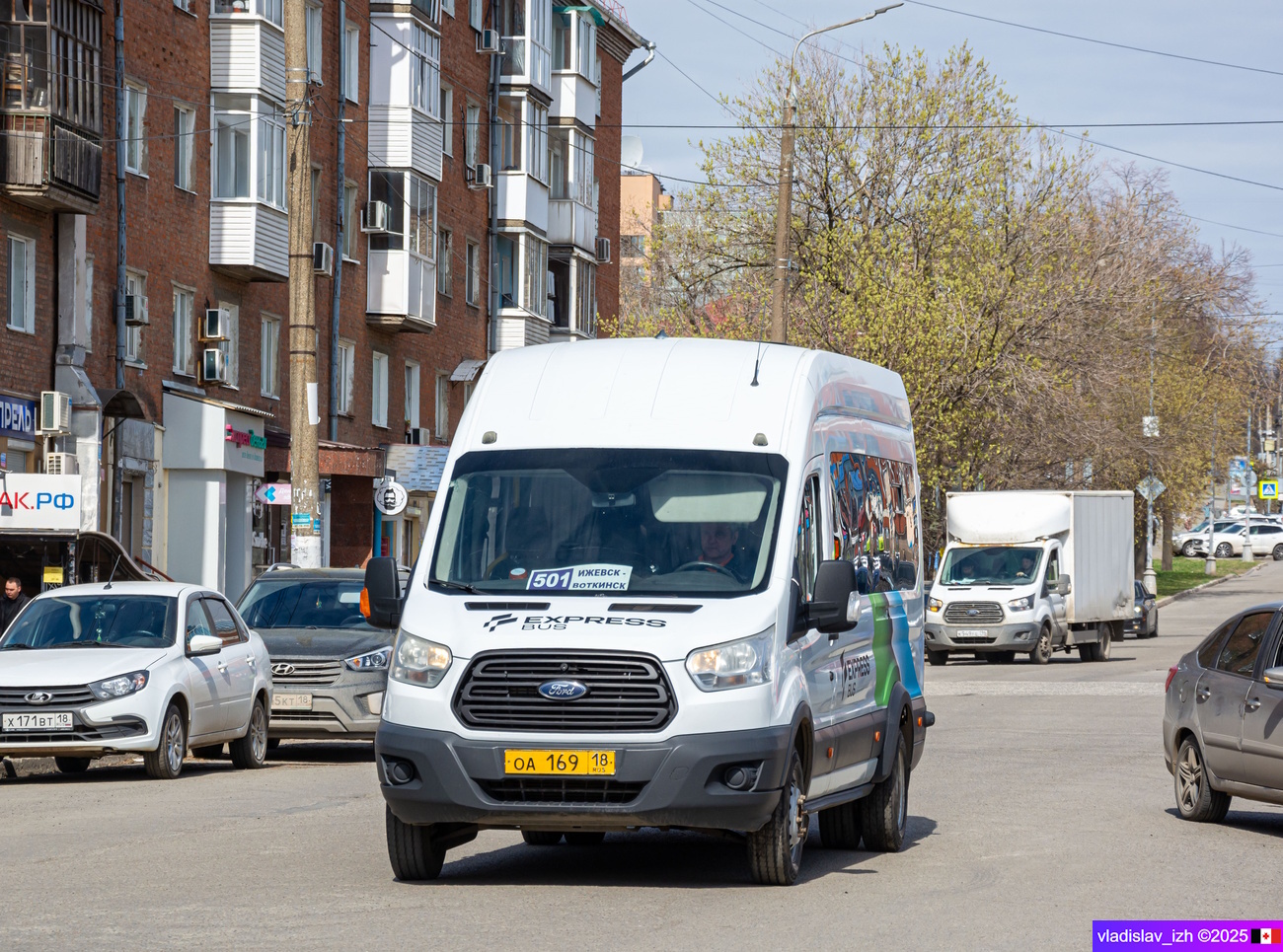 Удмуртия, Ford Transit FBD [RUS] (Z6F.ESG.) № ОА 169 18