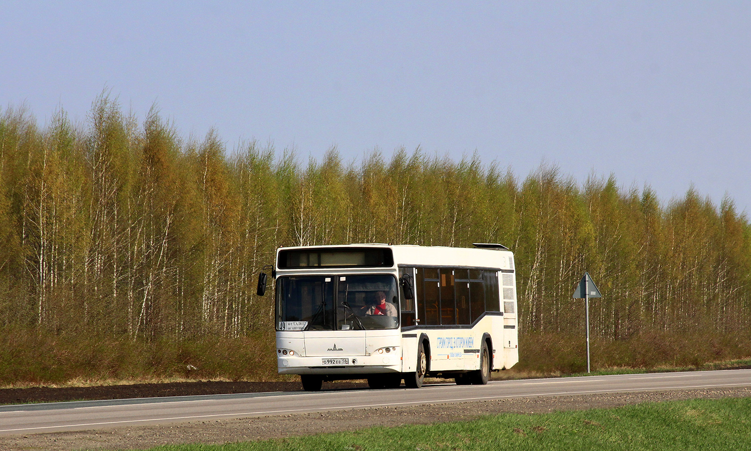 Пензенская область, МАЗ-103.465 № О 992 ЕВ 58