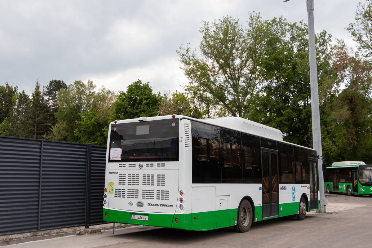 Кыргызстан, Golden Dragon XML6105CN № 01 534 AW