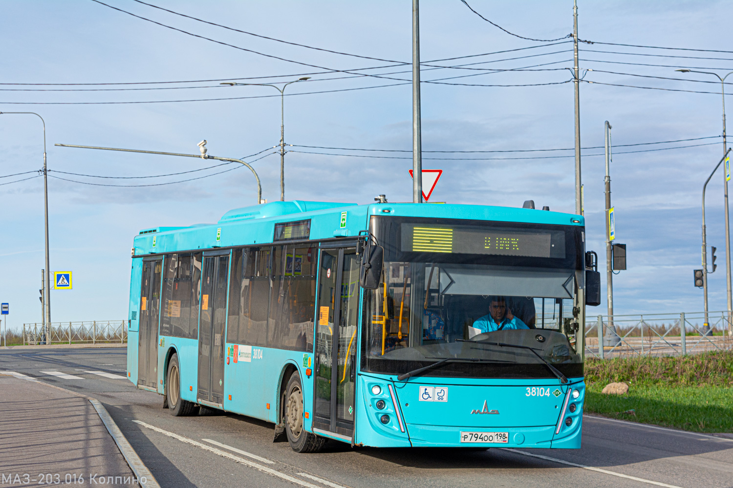 Санкт-Петербург, МАЗ-203.947 № 38104
