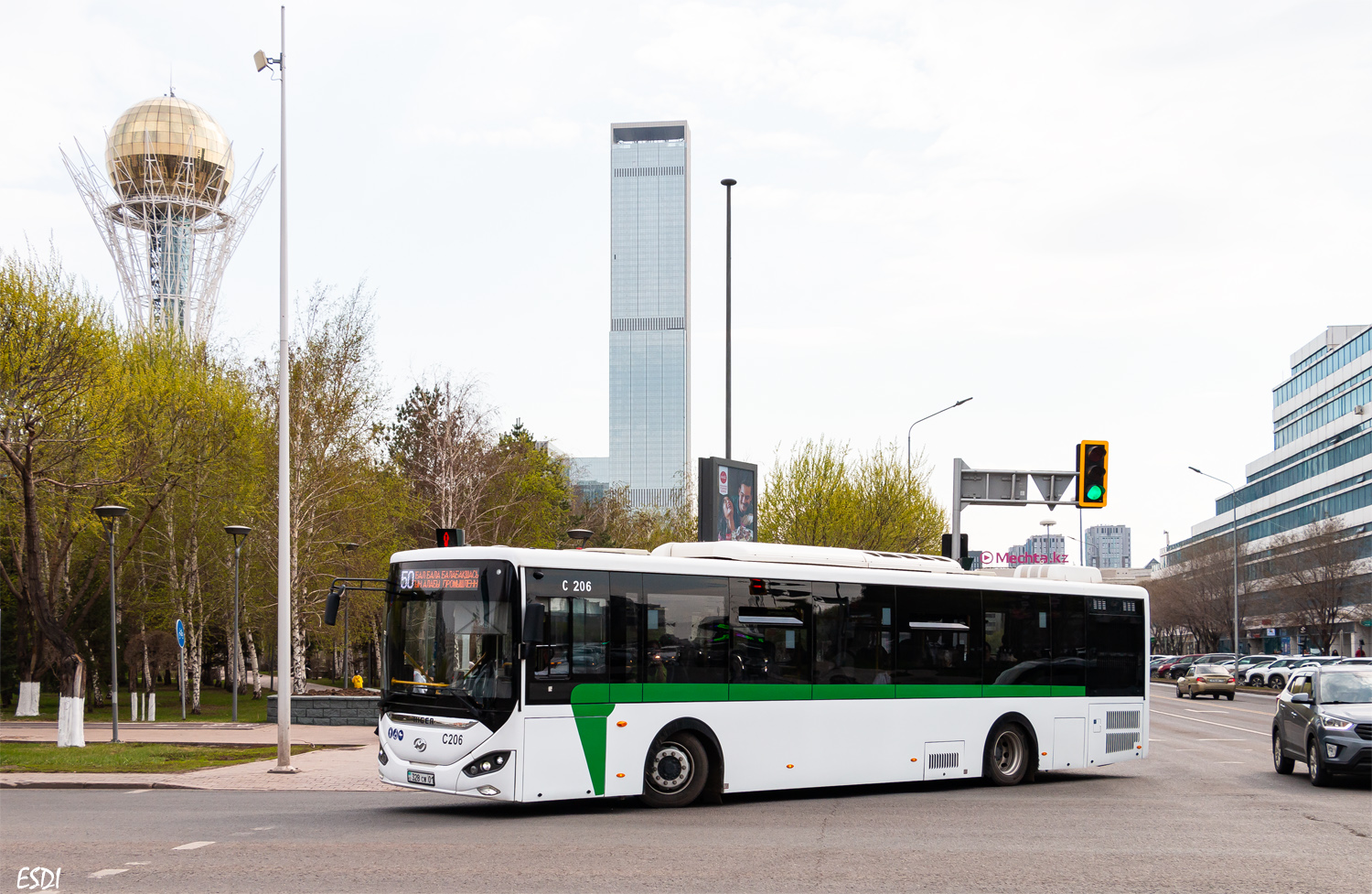 Астана, Higer KLQ6126G № C206