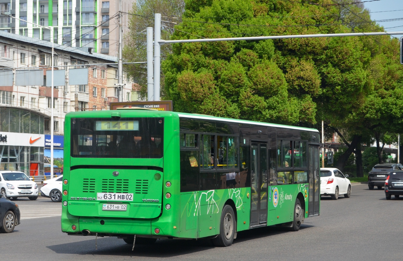 Алматы, Yutong ZK6118HGA № 631 HB 02
